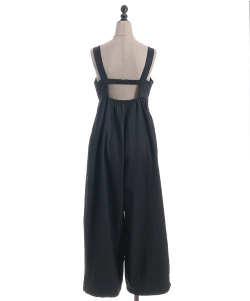 【新品未使用 タグ付き】OHGA サロペット ブラックMサイズ axes femme（アクシーズ ファム） サロペット オーバーオール