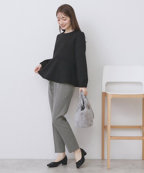 index（インデックス） パンツ ウォームストレッチテーパードパンツ