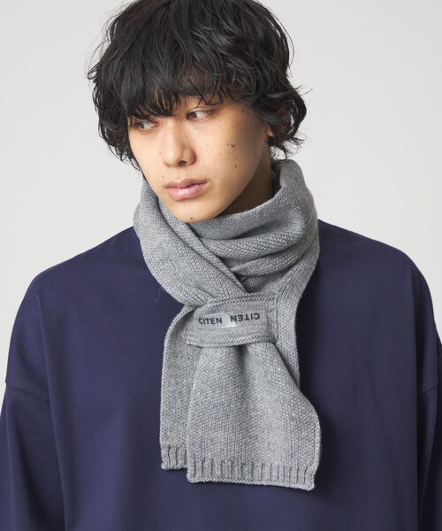 CITEN（シテン） マフラー ストール 「CITEN」クリアロゴニット
