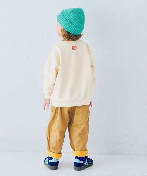 パンツ 「ジュニア対応」ぬくぬくなのにかっこいい裏フリースのワイドパンツ キッズ 子供服 男の子 女の子 | p.premier | 15