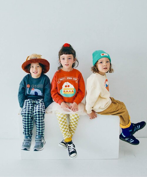 パンツ 「ジュニア対応」ぬくぬくなのにかっこいい裏フリースのワイドパンツ キッズ 子供服 男の子 女の子 | p.premier | 17