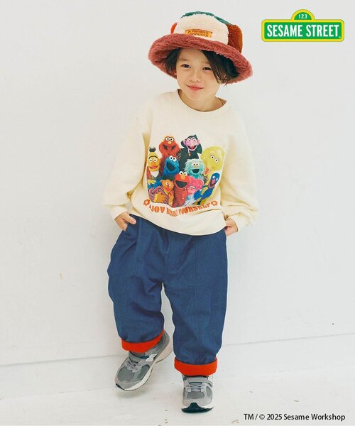 パンツ 「ジュニア対応」ぬくぬくなのにかっこいい裏フリースのワイドパンツ キッズ 子供服 男の子 女の子 | p.premier | 04