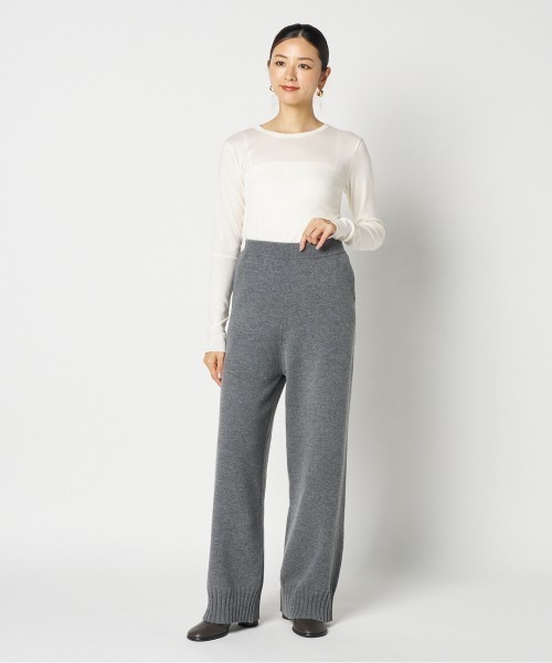 HELIOPOLE（エリオポール） パンツ KNIT PANTS レディース : ZOZOTOWN 