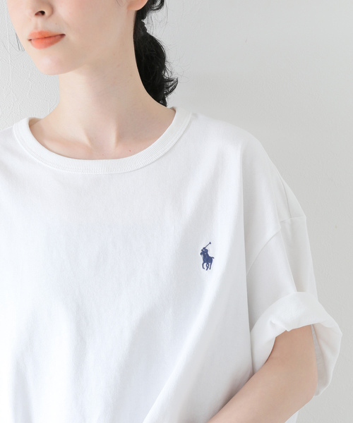 「SLOBE IENA」 半袖Tシャツ X-LARGE ネイビー レディースの画像