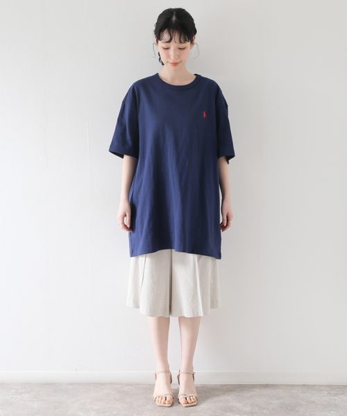 「SLOBE IENA」 半袖Tシャツ X-LARGE ネイビー レディースの画像