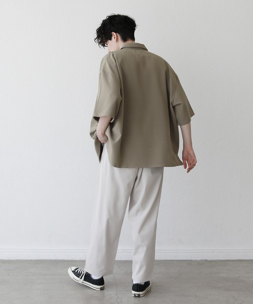 「LILL」 半袖シャツ X-LARGE ベージュ メンズ_画像3