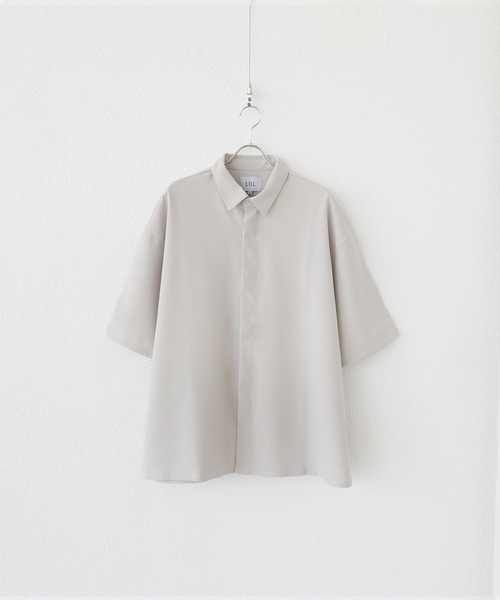 「LILL」 半袖シャツ X-LARGE ベージュ メンズ_画像8