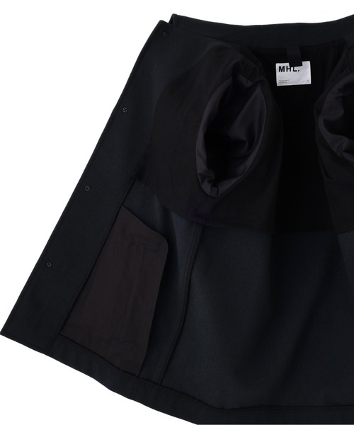 MHL.（エムエイチエル） ダウンジャケット ダウン BASIC WOOL MELTON