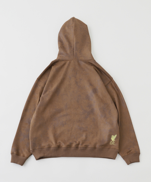 リヴァプールFC　FAKE LEATHER EMBOSS PRINT Tシャツ Liverpool FC / リバプール FC】FAKE LEATHER EMBOSS PRINT Tシャツ（T