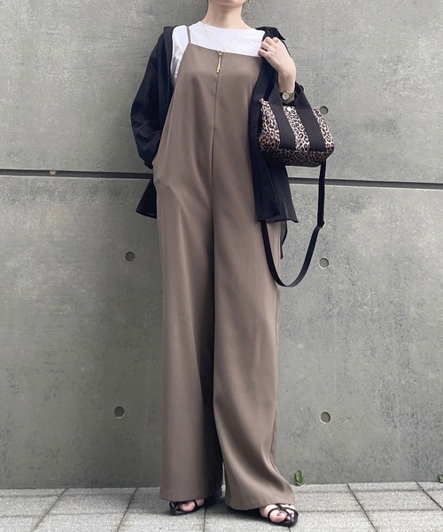 「evernavy」 オールインワン M ネイビー レディース_画像8