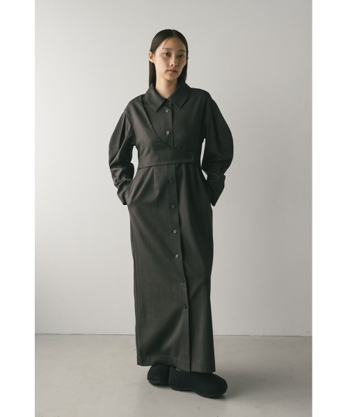 STYLEMIXER ワンピース アシンメトリーシャツワンピース : ZOZOTOWN