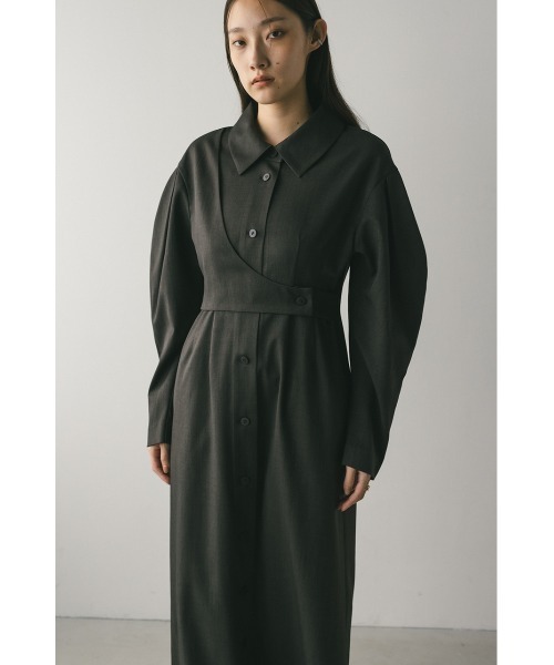 STYLEMIXER（スタイルミキサー） ワンピース アシンメトリーシャツ