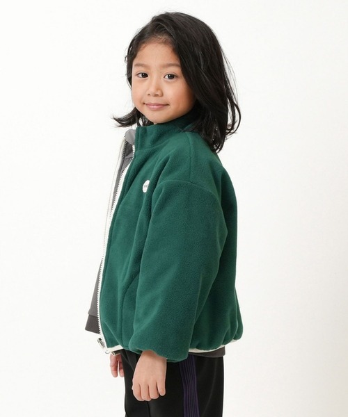 MOSCHINO kids フリースジャケット リバーシブル アウター 80㎝ RIO（リオ） ブルゾン アウター 「リバーシブル」フリース×タフタ