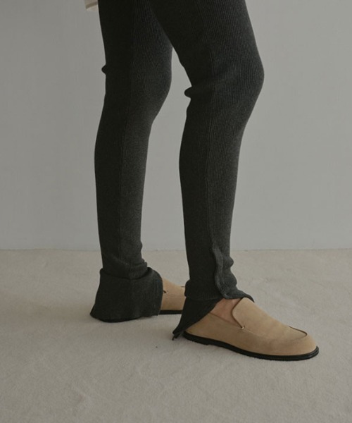 【新品】ETRE TOKYO オイルドレザーフラットローファー オイルドレザーフラットローファー(36 BLACK): シューズ │ ETRE TOKYO