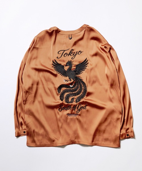 ジャケット ノーカラージャケット PHOENIX SHADOW SHIRTS JKT メンズ レディースの画像