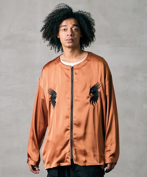 ジャケット ノーカラージャケット PHOENIX SHADOW SHIRTS JKT メンズ レディースの画像