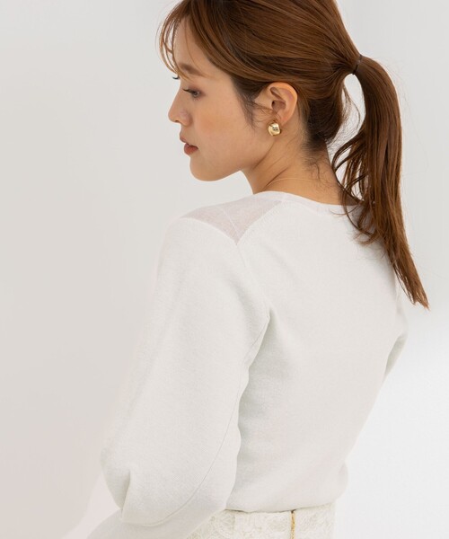 「NOLLEY'S Sophi」 長袖ニット 38 ブラック レディース_画像7