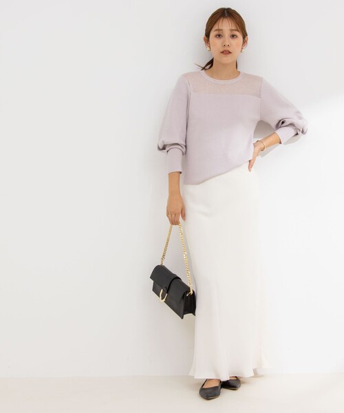 「NOLLEY'S Sophi」 長袖ニット 38 ブラック レディース_画像8