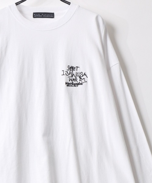 「Mark Gonzales」 長袖Tシャツ X-LARGE ホワイト系その他3 メンズ_画像9
