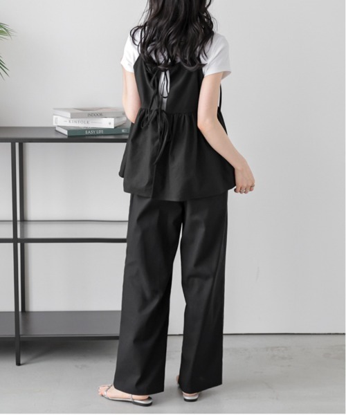 「La-gemme」 セットアップ M ベージュ レディース_画像3