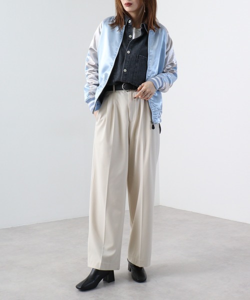 「ACE」 「kongow」スカジャン M サックスブルー メンズ_画像6