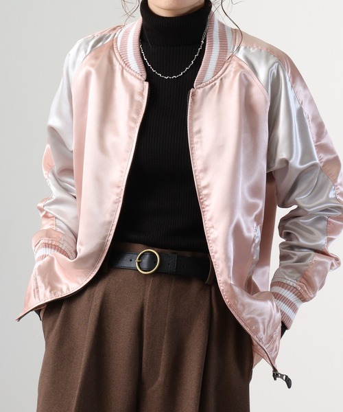 「ACE」 「kongow」スカジャン M サックスブルー メンズ_画像8