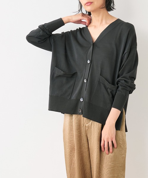 「MICA&DEAL」 ニットカーディガン FREE ベージュ レディース_画像7