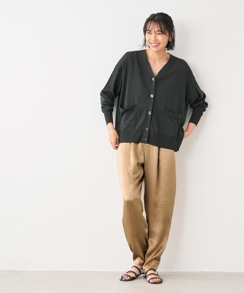 「MICA&DEAL」 ニットカーディガン FREE ベージュ レディース_画像8