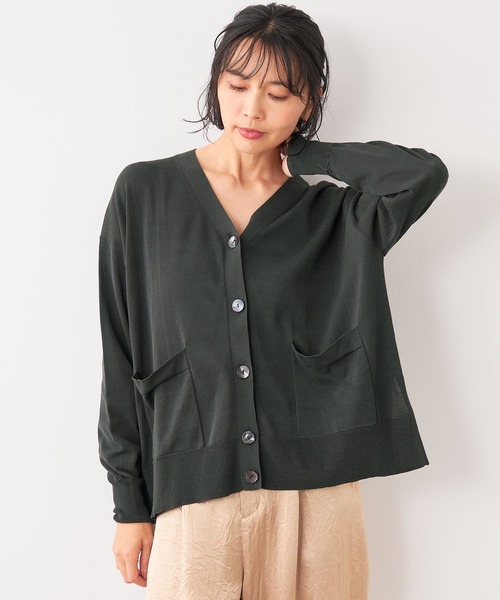 「MICA&DEAL」 ニットカーディガン FREE ベージュ レディース_画像9