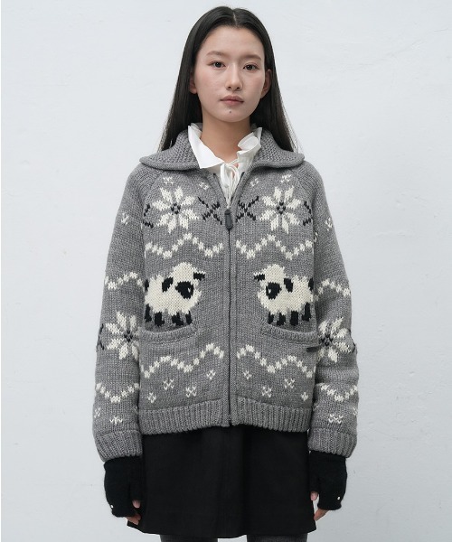 GENERAL IDEA ニット セーター wool blend cowichan knit jumper