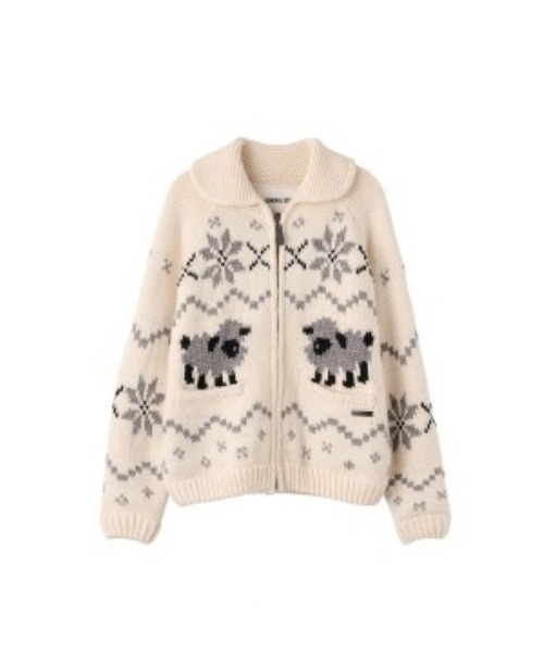 GENERAL IDEA ニット セーター wool blend cowichan knit jumper