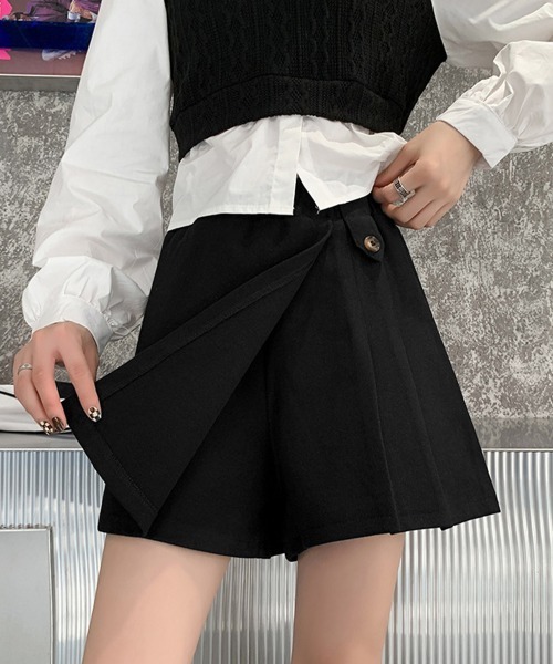 miniministore（ミニミニストア） パンツ プリーツキュロットパンツ