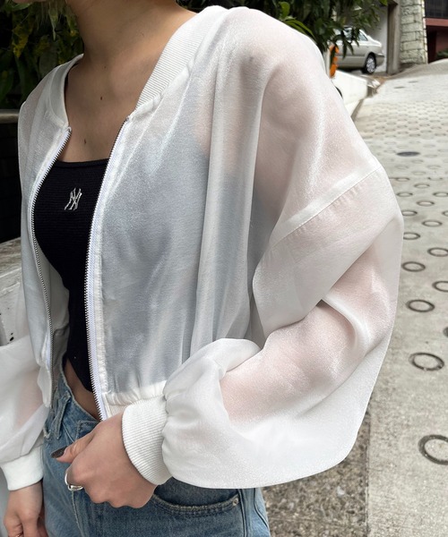 「SPIRALGIRL」 ブルゾン FREE ブラック レディース_画像2