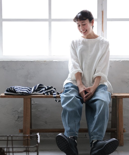 「soulberry」 長袖ブラウス 4L スミクロ レディース_画像5