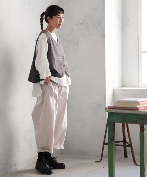 「soulberry」 長袖ブラウス 4L スミクロ レディース_画像7