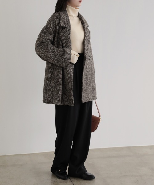 ジャケット テーラードジャケット ヘリンボーンWテーラージャケット