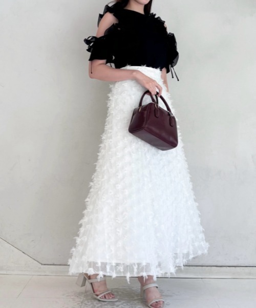 「SNIDEL」 フレアスカート 0 ブラック レディース_画像2