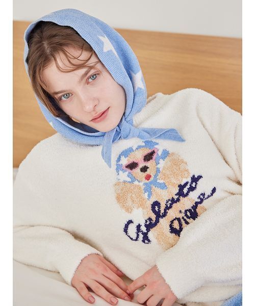 ダッフィー　ジェラートピケ　パジャマ　水色 ダッフィー ジェラートピケ パジャマ ルームウェア 水色 ブルー 本日