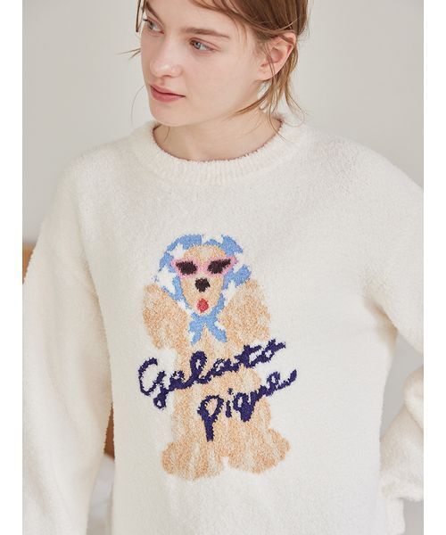 gelato pique（ジェラートピケ） パジャマ ルームウェア スカーフDOG