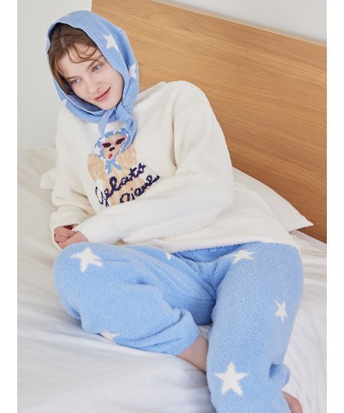 gelato pique（ジェラートピケ） パジャマ ルームウェア スカーフDOG