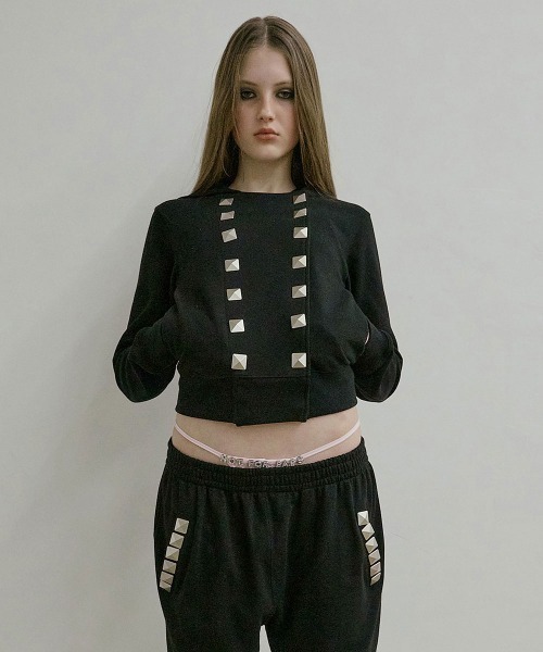 SCULPTOR（スカルプター） パーカー Napoleon Stud Hoodie レディース