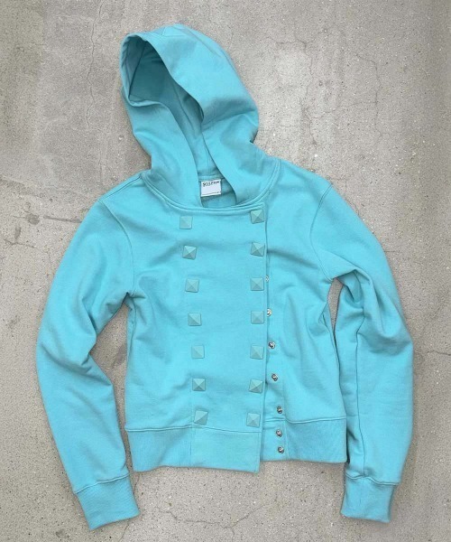 sculptor ナポレオンスタッズフーディ Napoleon Stud Hoodie Melange Gray – SCULPTOR JAPAN