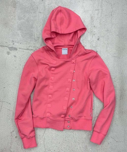 トップス SCULPTOR Napoleon Stud Hoodie Melange Napoleon Stud Hoodie Melange Gray – SCULPTOR JAPAN