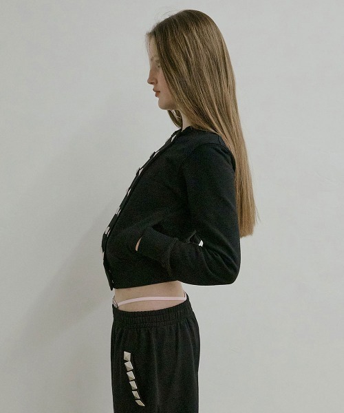 SCULPTOR（スカルプター） パーカー Napoleon Stud Hoodie レディース