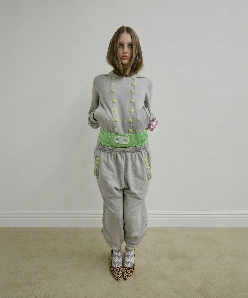 SCULPTOR（スカルプター） パーカー Napoleon Stud Hoodie レディース