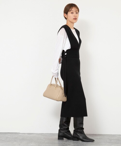 NOLLEY'Sのベスト NOLLEY'S（ノーリーズ） ベスト ジレ 「手洗い可能」ビジュー付ベスト