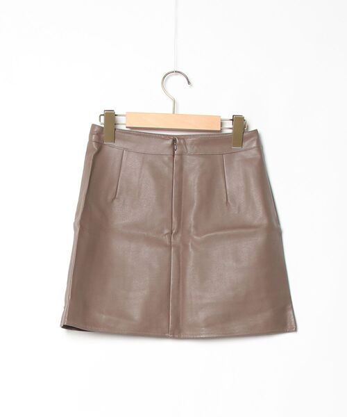 「mean」 ミニスカート S ブラウン レディース_画像2