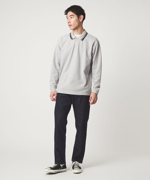 【FR2golf】バックサークルロゴ Vネックポロシャツ ブラウン Lサイズ green label relaxing（グリーンレーベルリラクシング） ポロシャツ