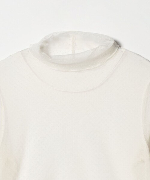 再販★グレージュドット×ミルク★ シンプル　リバーシブル　スタイ green label relaxing（グリーンレーベルリラクシング） tシャツ