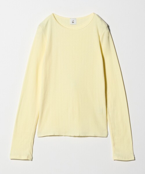 ＜6(ROKU)＞MESH LONG SLEEVE PULLOVER/カットソー 6(ROKU)＞MESH SQUARE NECK PULLOVER/カットソー｜Yahoo!フリマ（旧